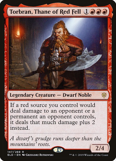 Torbran, Thane of Red Fell - Throne of Eldraine - R - 147