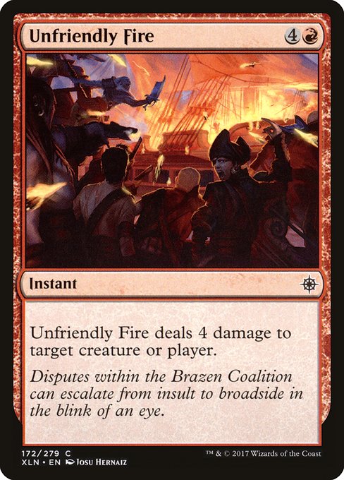 Unfriendly Fire - Ixalan - C - 172