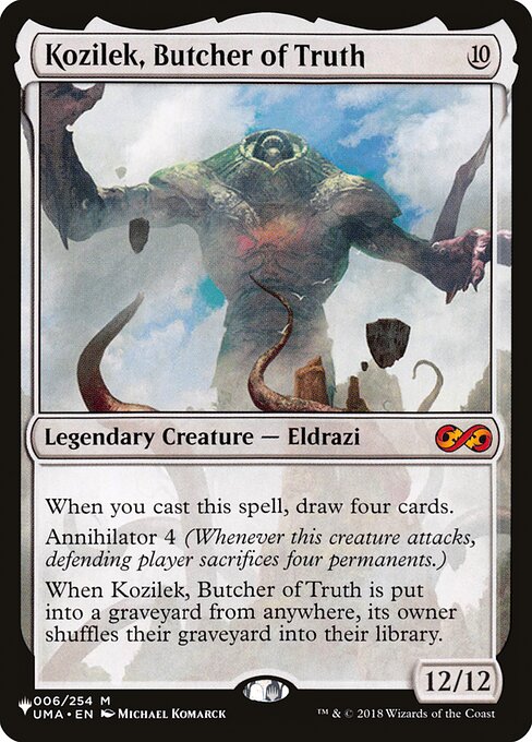 Kozilek, Butcher of Truth - The List Reprints - M - 006/254