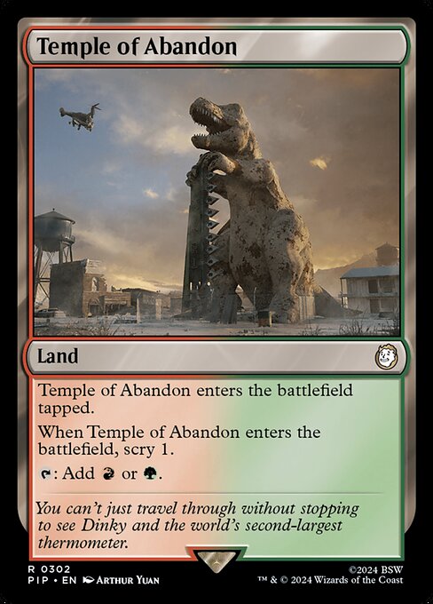 Temple of Abandon - Universes Beyond: Fallout - R - 302