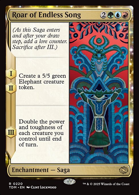Roar of Endless Song - Tarkir: Dragonstorm - R - 220