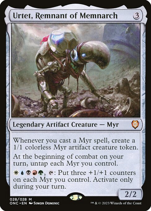 Urtet, Remnant of Memnarch - Commander: Phyrexia: All Will Be One - M - 28