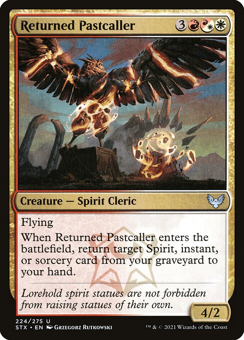 Returned Pastcaller - Strixhaven: School of Mages - U - 224