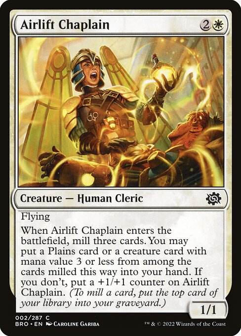 Airlift Chaplain - The Brothers' War - C - 2
