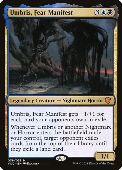 Umbris, Fear Manifest - Commander: Innistrad: Crimson Vow - M - 38