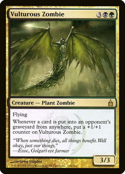 Vulturous Zombie - Ravnica: City of Guilds - R - 238