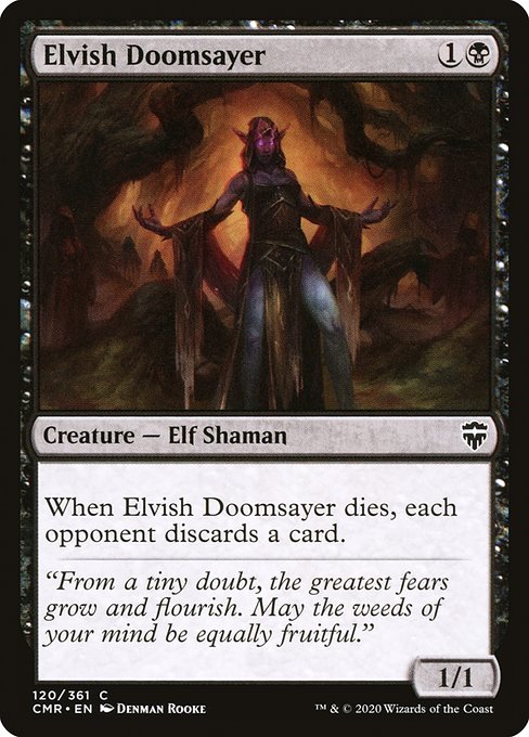 Elvish Doomsayer - Commander Legends - C - 120