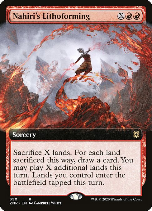 Nahiri's Lithoforming (Extended Art) - Zendikar Rising - R - 350