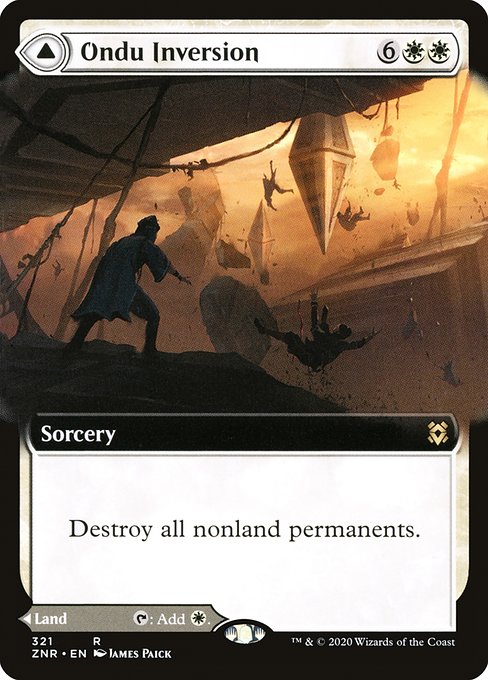 Ondu Inversion (Extended Art) - Zendikar Rising - R - 321