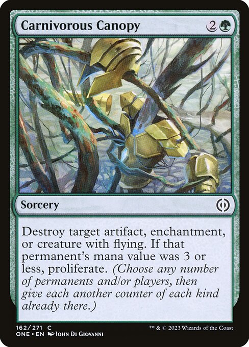 Carnivorous Canopy - Phyrexia: All Will Be One - C - 162