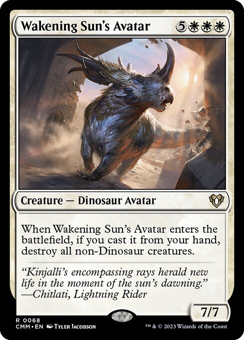 Wakening Sun's Avatar - Commander Masters - R - 68