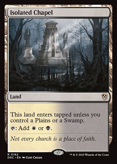 Isolated Chapel - Commander: Aetherdrift - R - 162