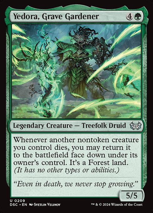 Yedora, Grave Gardener - Commander: Duskmourn: House of Horror - U - 209