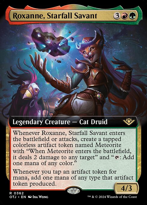 Roxanne, Starfall Savant (Extended Art) - Outlaws of Thunder Junction - R - 362