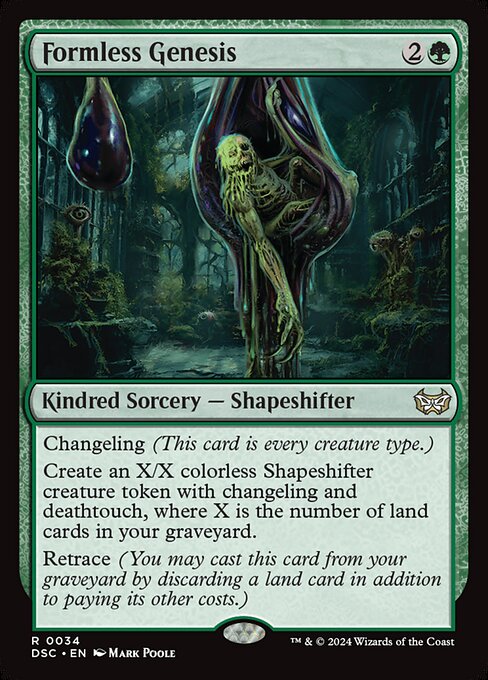 Formless Genesis - Commander: Duskmourn: House of Horror - R - 34