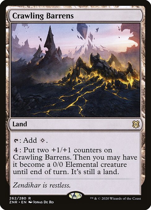 Crawling Barrens - Prerelease Cards - R - 262