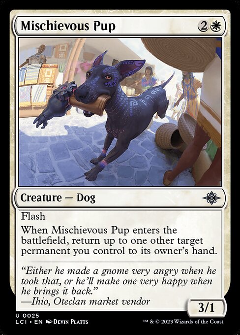 Mischievous Pup - The Lost Caverns of Ixalan - U - 25