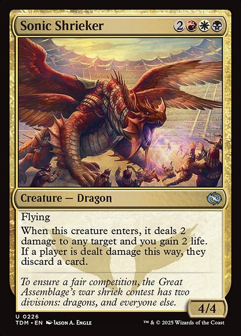 Sonic Shrieker - Tarkir: Dragonstorm - U - 226