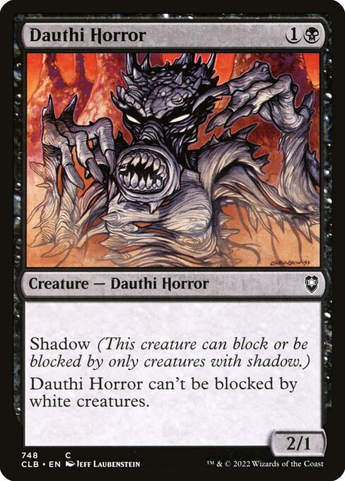 Dauthi Horror - Commander Legends: Battle for Baldur's Gate - C - 748