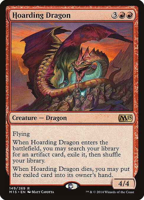 Hoarding Dragon - Magic 2015 (M15) - R - 149