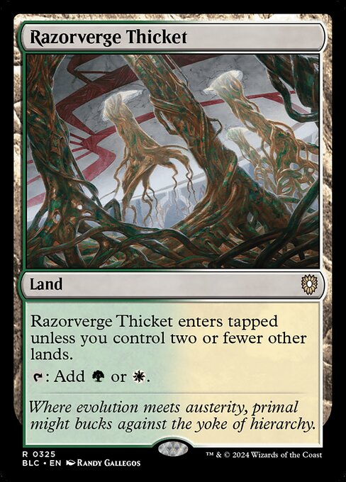 Razorverge Thicket - Commander: Bloomburrow - R - 325