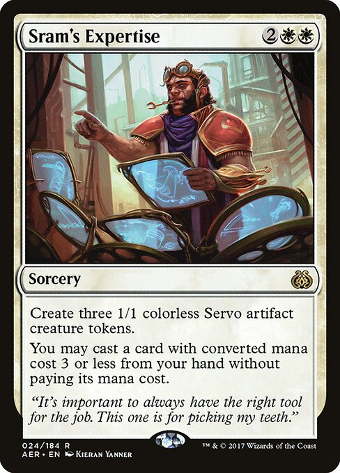 Sram's Expertise - Aether Revolt - R - 24