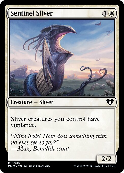 Sentinel Sliver - Commander Masters - C - 835 - Mexplay.com – MEXPLAY.COM