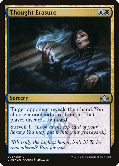 Thought Erasure - Guilds of Ravnica - U - 206