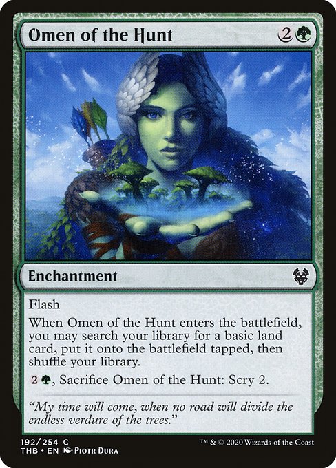 Omen of the Hunt - Theros Beyond Death - C - 192