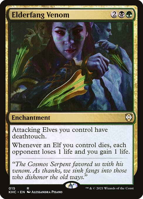 Elderfang Venom - Commander: Kaldheim - R - 15