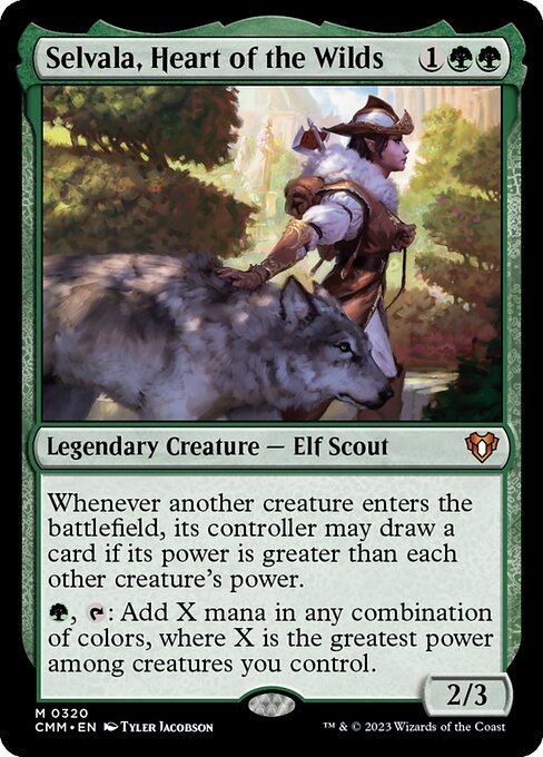 Selvala, Heart of the Wilds - Commander Masters - M - 320