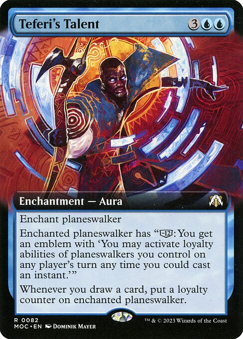 Teferi's Talent (Extended Art) - Commander: March of the Machine - R - 82