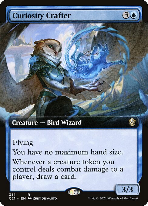 Curiosity Crafter (Extended Art) - Commander 2021 - R - 351