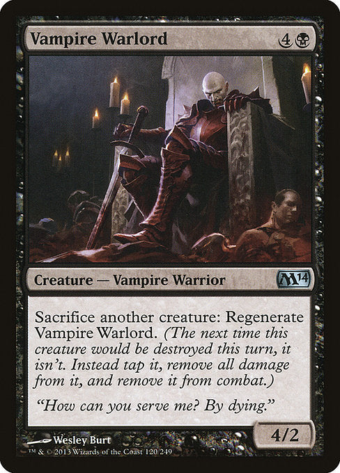 Vampire Warlord - Magic 2014 (M14) - U - 120