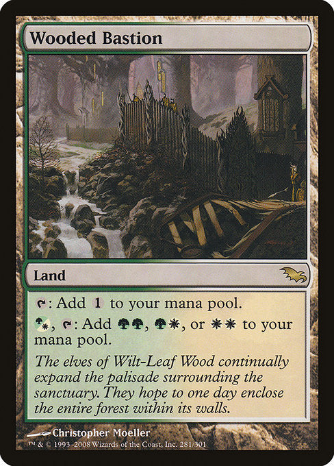 Wooded Bastion - Shadowmoor - R - 281