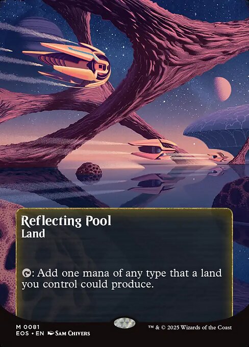 Reflecting Pool (0081) (Borderless) - Edge of Eternities: Stellar Sights - M - 81