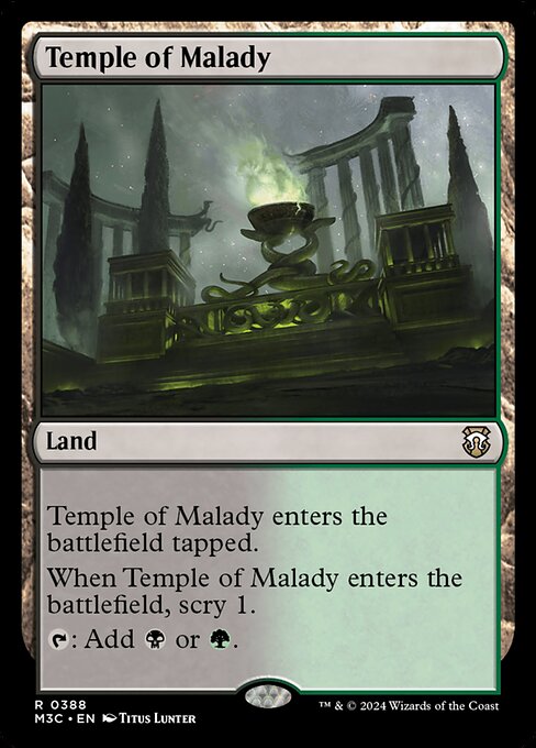 Temple of Malady - Commander: Modern Horizons 3 - R - 388