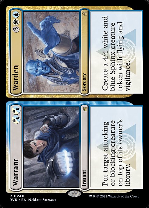 Warrant // Warden - Ravnica Remastered - R - 240