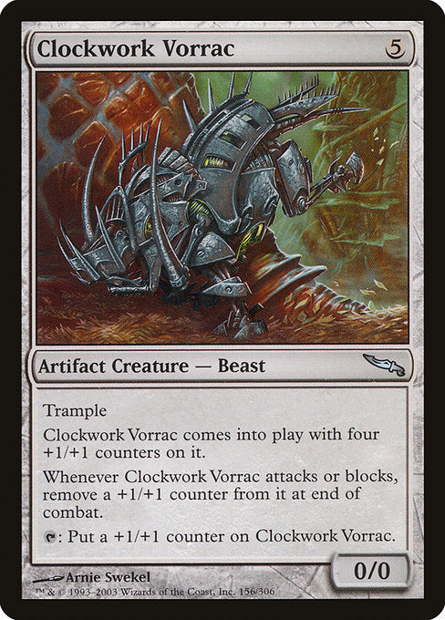 Clockwork Vorrac - Mirrodin - U - 156
