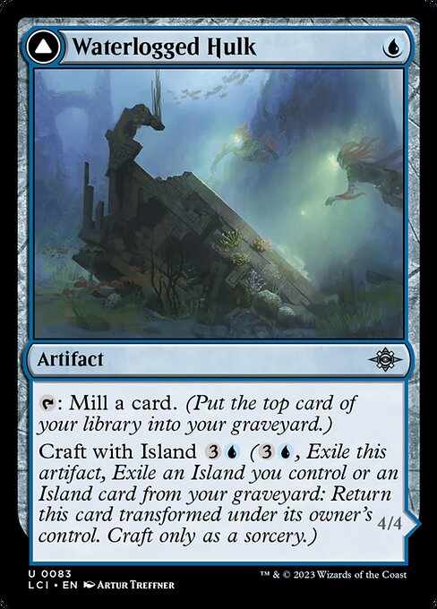 Waterlogged Hulk - The Lost Caverns of Ixalan - U - 83