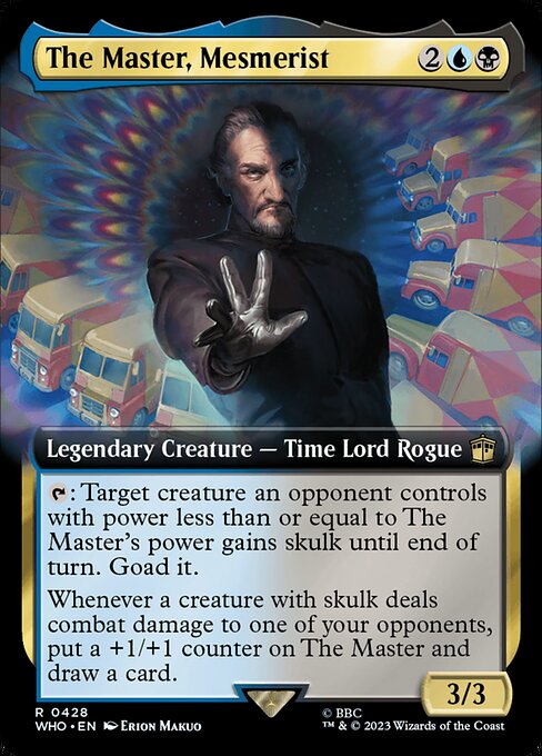 The Master, Mesmerist (Extended Art) - Universes Beyond: Doctor Who - R - 428