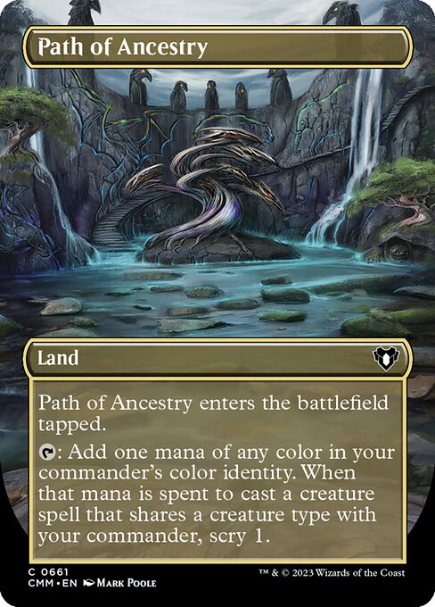 Path of Ancestry (Borderless) - Commander Masters - C - 661