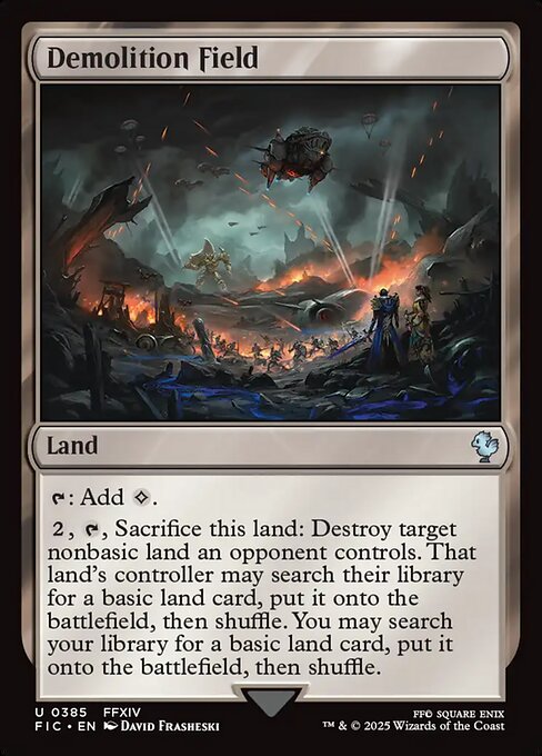 Demolition Field (Surge Foil) - Commander: FINAL FANTASY - U - 385