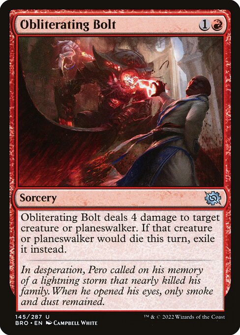 Obliterating Bolt - The Brothers' War - U - 145