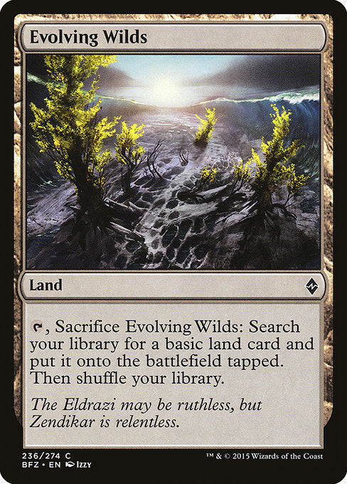 Evolving Wilds - Battle for Zendikar - C - 236
