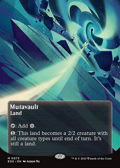 Mutavault (0073) (Borderless) - Edge of Eternities: Stellar Sights - M - 73