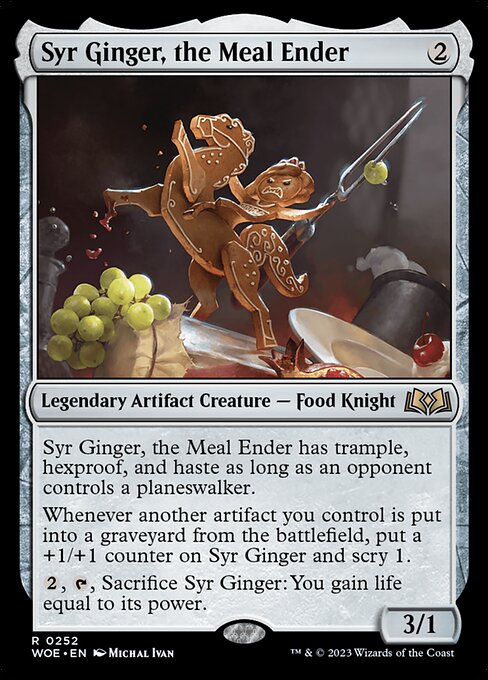 Syr Ginger, the Meal Ender - Wilds of Eldraine - R - 252