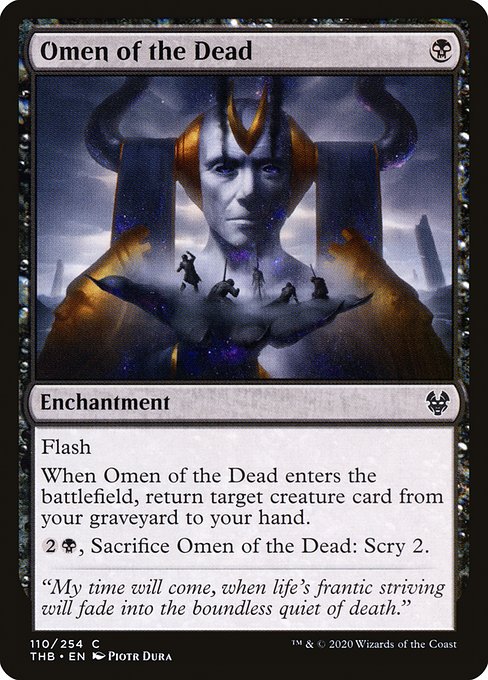 Omen of the Dead - Theros Beyond Death - C - 110
