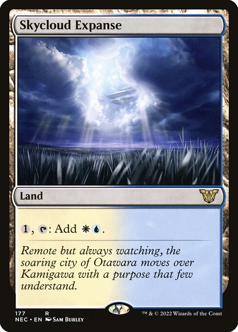 Skycloud Expanse - Commander: Kamigawa: Neon Dynasty - R - 177