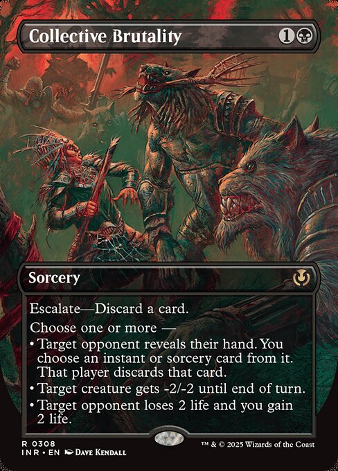 Collective Brutality (Borderless) - Innistrad Remastered - R - 308